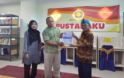 UPT PERPUSIDIGIT IBMB MENERIMA HIBAH e-BOOK DARI PENERBIT DIGIDO, TINGKATKAN LITERASI MAHASISWA